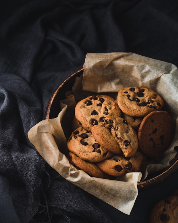 Freshly baked cookies
